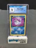 CGC Graded 2000 Pokemon Team Rocket 1st Edition #45 DARK VAPOREON Trading Card - MINT 9