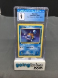 CGC Graded 2000 Pokemon Team Rocket 1st Edition #68 SQUIRTLE Trading Card - MINT 9