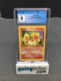 CGC Graded 2000 Pokemon Team Rocket 1st Edition #64 PONYTA Trading Card - MINT 9