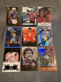 9 Card Lot of Mixed Sports SERIAL NUMBERED Cards with Stars and Rookies