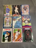 9 Card Lot of Mixed Sports SERIAL NUMBERED Cards with Stars and Rookies