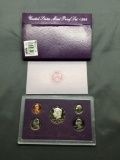 1988 United States Mint 5 Coin Proof Set in Case