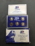 2002 United States Mint 50 State Quarters Proof Set