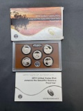 2014 United States Mint America the Beautiful Quarters Proof Set in Case