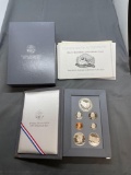 1991 United States Mint Mount Rushmore Anniversary Coins Prestige Set in Case