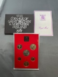 1981 Royal Mint Uncirculated Coinage of the United Kingdom + Northern Ireland in Case