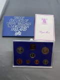 1982 Royal Mint Uncirculated Coinage of the United Kingdom + Northern Ireland in Case