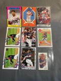 9 Card Lot of JUAN SOTO Washington Nationals Baseball Trading Cards from Awesome Collection