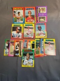 15 Card Lot of 1975 TOPPS MINIS Baseball Trading Cards from Awesome Collection