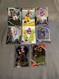 9 Card Lot of FOOTBALL ROOKIE Sports Cards from Mostly Newer Sets - Future Stars and More!