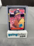 1987 Donruss Baseball #46 MARK MCGWIRE Oaklands Athletics Rookie Trading Card