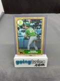 1987 Topps Baseball #366 MARK MCGWIRE Oakland Athletics Rookie Trading Card