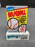 Factory Sealed 1989 FLEER BASEBALL 15 Card Pack - Griffey RC? Ripken FF Error?