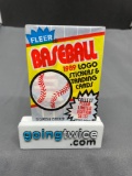 Factory Sealed 1989 FLEER BASEBALL 15 Card Pack - Griffey RC? Ripken FF Error?