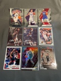 9 Card Lot of BASKETBALL ROOKIE Sports Cards from Mostly Newer Sets - Future Stars and More!