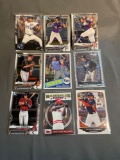 9 Card Lot of BASEBALL ROOKIE Sports Cards from Mostly Newer Sets - Future Stars and More!