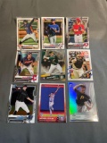 9 Card Lot of BASEBALL ROOKIE Sports Cards from Mostly Newer Sets - Future Stars and More!