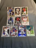 9 Card Lot of BASEBALL ROOKIE Sports Cards from Mostly Newer Sets - Future Stars and More!