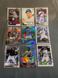 9 Card Lot of BASEBALL ROOKIE Sports Cards from Mostly Newer Sets - Future Stars and More!