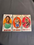 3 Card Lot of Vintage 1965 Topps Basketball Tallboy Trading Cards