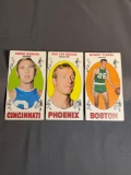 3 Card Lot of Vintage 1965 Topps Basketball Tallboy Trading Cards