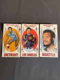 3 Card Lot of Vintage 1965 Topps Basketball Tallboy Trading Cards