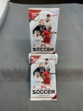 2 Pack Lot of Factory Sealed 2019 Topps Major League Soccer 6 Card Packs