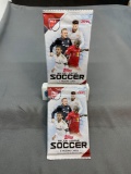 2 Pack Lot of Factory Sealed 2019 Topps Major League Soccer 6 Card Packs