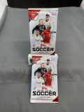 2 Pack Lot of Factory Sealed 2019 Topps Major League Soccer 6 Card Packs