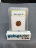 INB Graded 1970-P Lincoln Copper Penny Brilliant Uncirculated Coin