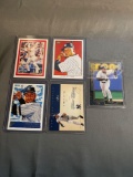 5 Card Lot of DEREK JETER New York Yankees Baseball Cards from Epic Collection