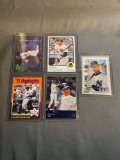 5 Card Lot of DEREK JETER New York Yankees Baseball Cards from Epic Collection