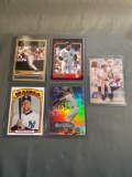 5 Card Lot of DEREK JETER New York Yankees Baseball Cards from Epic Collection