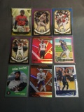 9 Card Lot of SERIAL NUMBERED Sports Cards with Stars & Rookies from Epic Collection