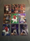 9 Card Lot of PRIZMS and REFRACTORS with Rookies & Stars from Epic Collection