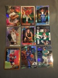 9 Card Lot of PRIZMS and REFRACTORS with Rookies & Stars from Epic Collection