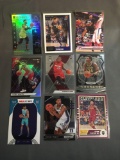 9 Card Lot of BASKETBALL ROOKIE Sports Cards from Mostly Newer Sets - Future Stars and More!