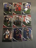 9 Card Lot of FOOTBALL ROOKIE Sports Cards from Mostly Newer Sets - Future Stars and More!