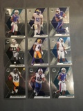 9 Card Lot of FOOTBALL ROOKIE Sports Cards from Mostly Newer Sets - Future Stars and More!