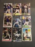 9 Card Lot of BASEBALL ROOKIE Sports Cards from Mostly Newer Sets - Future Stars and More!