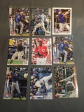 9 Card Lot of BASEBALL ROOKIE Sports Cards from Mostly Newer Sets - Future Stars and More!