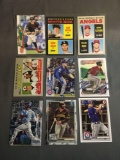 9 Card Lot of BASEBALL ROOKIE Sports Cards from Mostly Newer Sets - Future Stars and More!