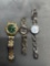 Lot of Three Guess Branded Stainless Steel Watches w/ Bracelets, One Round 20mm Face, One Round 17mm