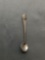 Vintage Collectible Spoon Design 63mm Tall 30MM Wide Sterling Silver Brooch