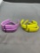 Lot of Four Yellow & Purple Fit Bit Replacement Bands