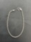 Milor Designer 2mm Wide 7in Long High Polished Italian Made Sterling Silver Bracelet