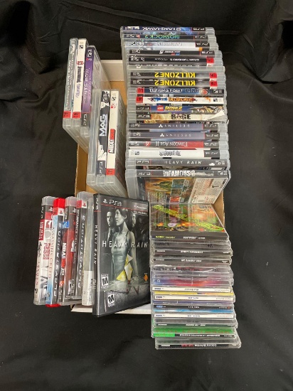Lot of Playstation PS1 and PS3 Video Games from Estate