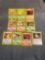 9 Card Lot of Vintage 1ST EDITION Pokemon WOTC Trading Cards from Childhood Collection