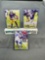 3 Count Lot of FOOTBALL ROOKIE Cards - Hot Sets!