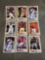 9 Card Lot of BASEBALL ROOKIE Cards from Huge Colletion - Stars, Future Stars and More!